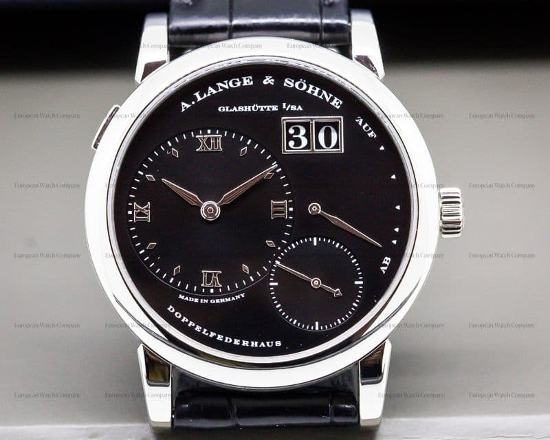 A. Lange and Sohne Lange 1 Platinum Black Dial "DARTH"