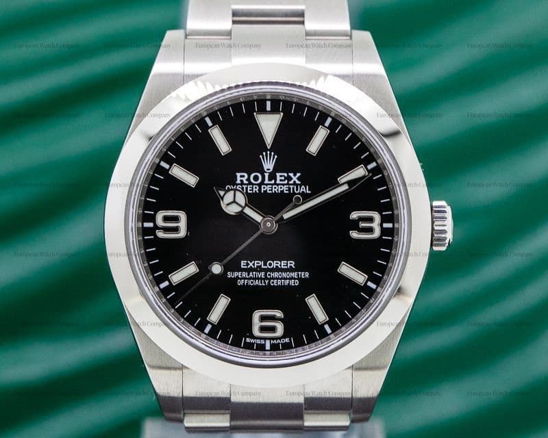 Rolex Explorer I Black Dial 39MM 