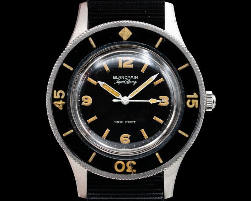 Blancpain Vintage Fifty Fathoms Aqualung 1000FT "Jacques Cousteau" 41MM