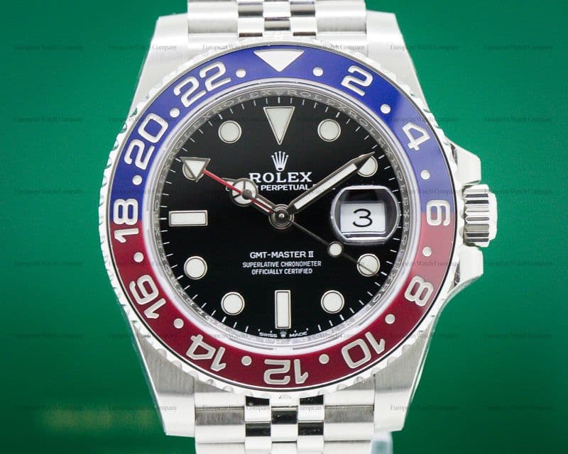Rolex GMT Master II Ceramic "Pepsi" SS / Jubilee UNWORN