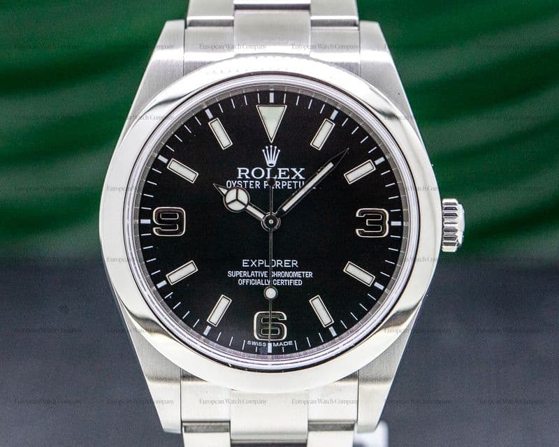 Rolex Explorer I Black Dial 39MM 