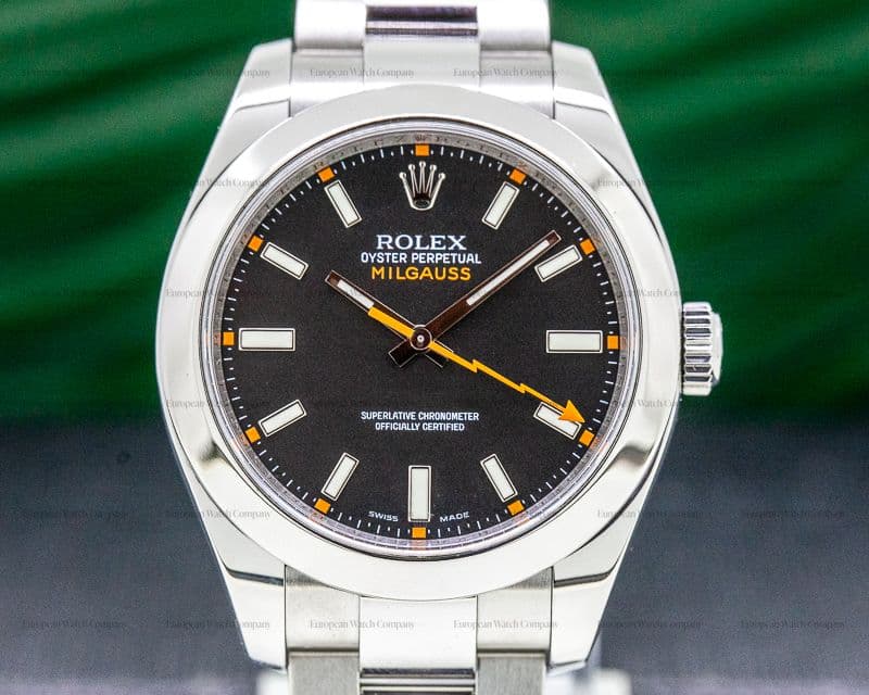 Rolex Milgauss SS Black Dial
