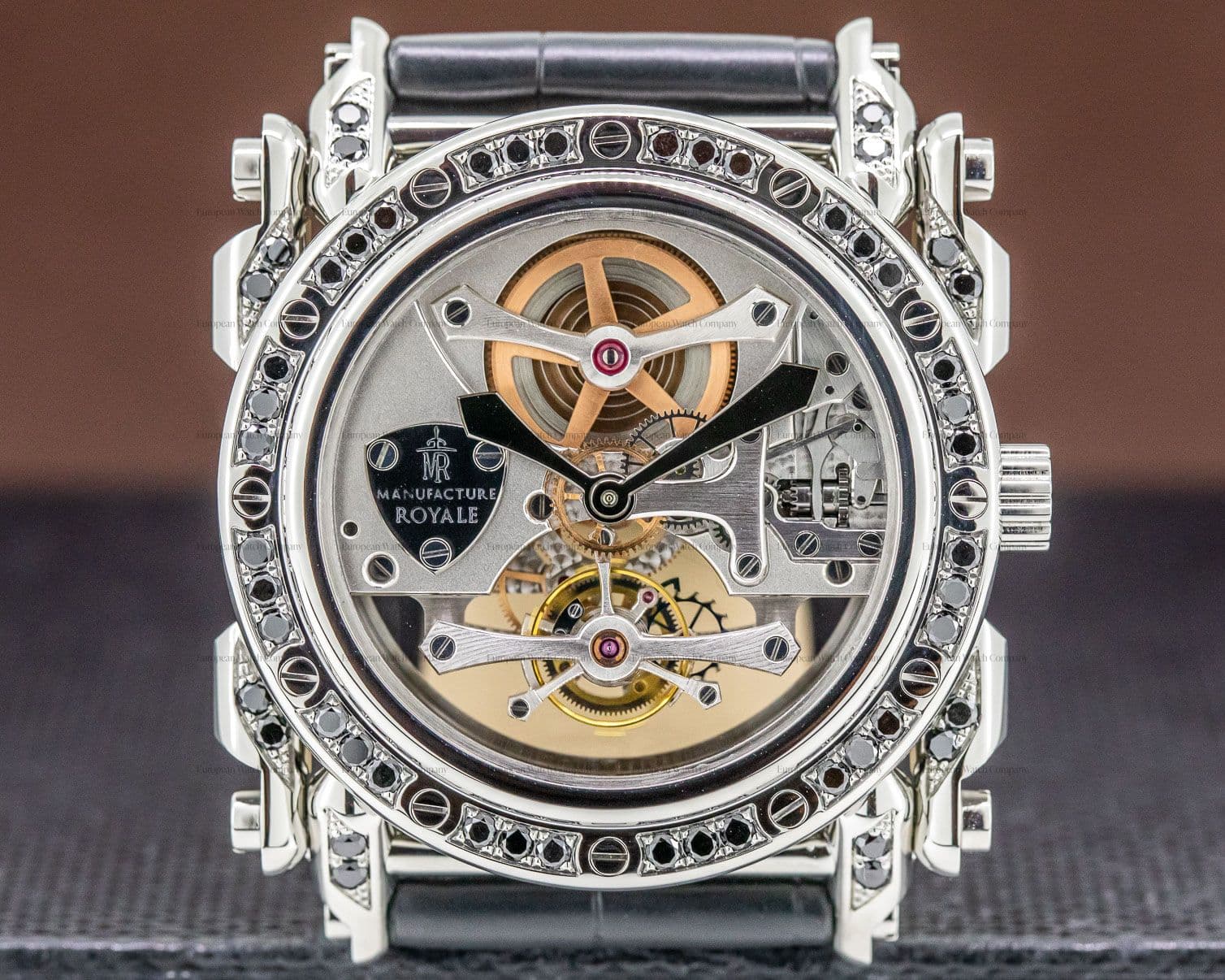 Manufacture Royale Androgyne Tourbillon SS Black Diamonds  