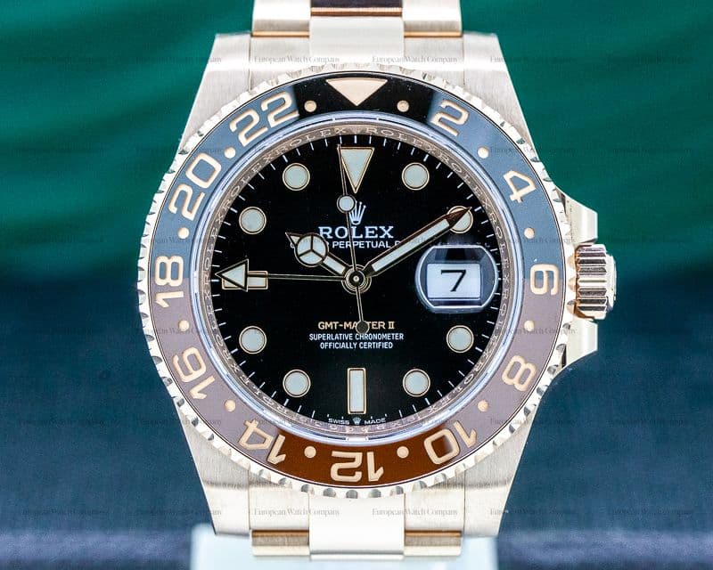 Rolex GMT Master II 18K Everose Ceramic Root Beer