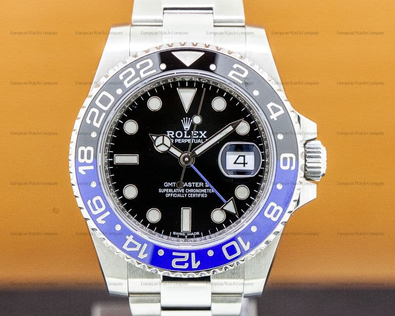 Rolex GMT Master II Ceramic Black & Blue SS 