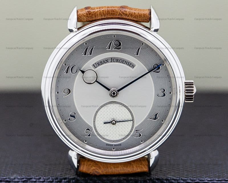 Urban Jurgensen 1140L Platinum Silver Dial / Breguet Numerals