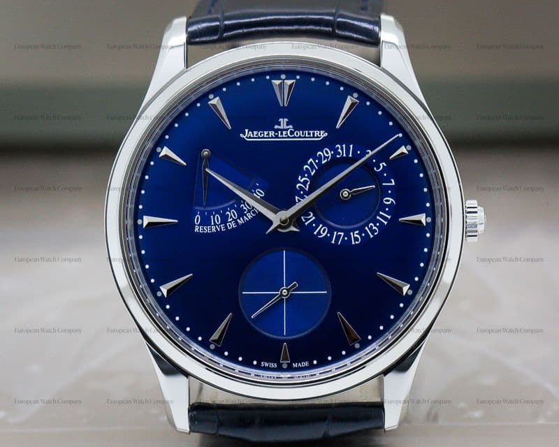 Jaeger-LeCoultre Master Reserve de Marche SS Blue Dial 