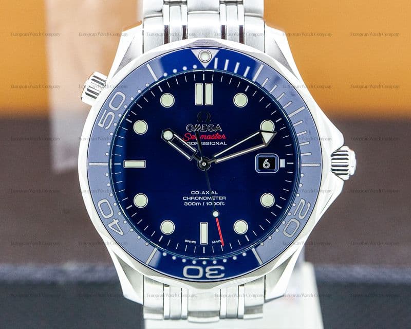 Omega Seamaster Professional Black Dial Co-Axial SS / SS 