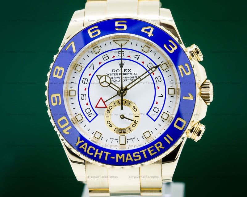 Rolex Yacht Master II 18K Yellow Gold 2018 NEW DIAL + HANDS