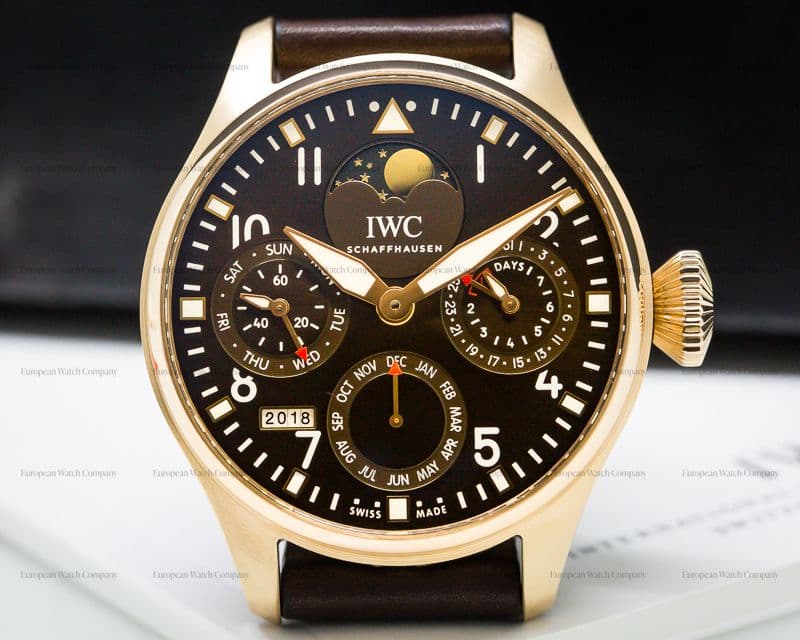 IWC Big Pilot Perpetual Calendar Rose Gold Limited 50 Pieces