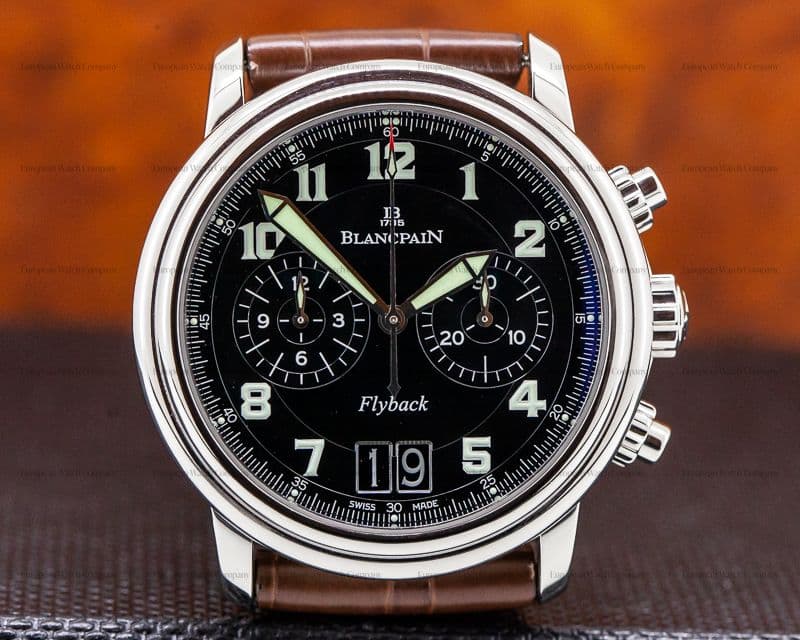 Blancpain Flyback Chronograph Big Date SS Black Dial 40MM