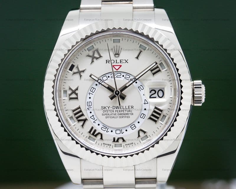 Rolex Sky Dweller 18K White Gold 
