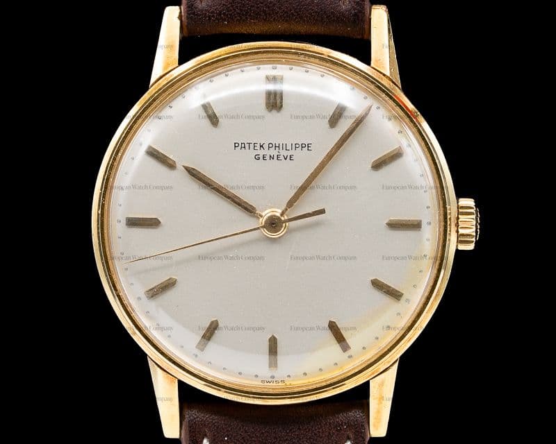 Patek Philippe Calatrava 18K Manual Wind Silver Dial 34.5MM