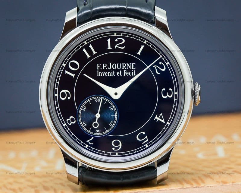 F. P. Journe Chronometre Bleu Tantalum Blue Dial 