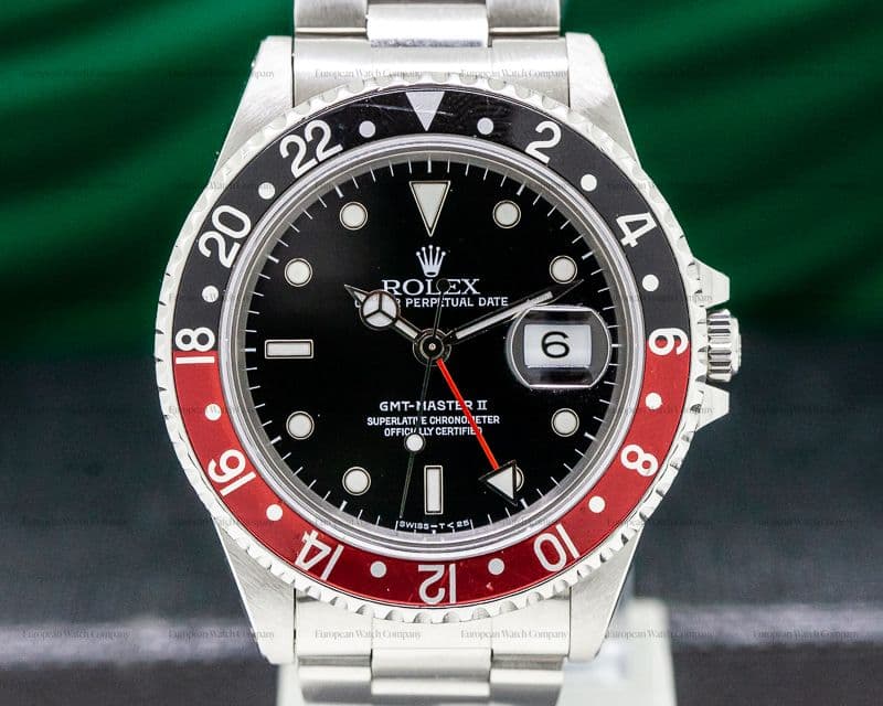 Rolex GMT Master II SS Red / Black Coke