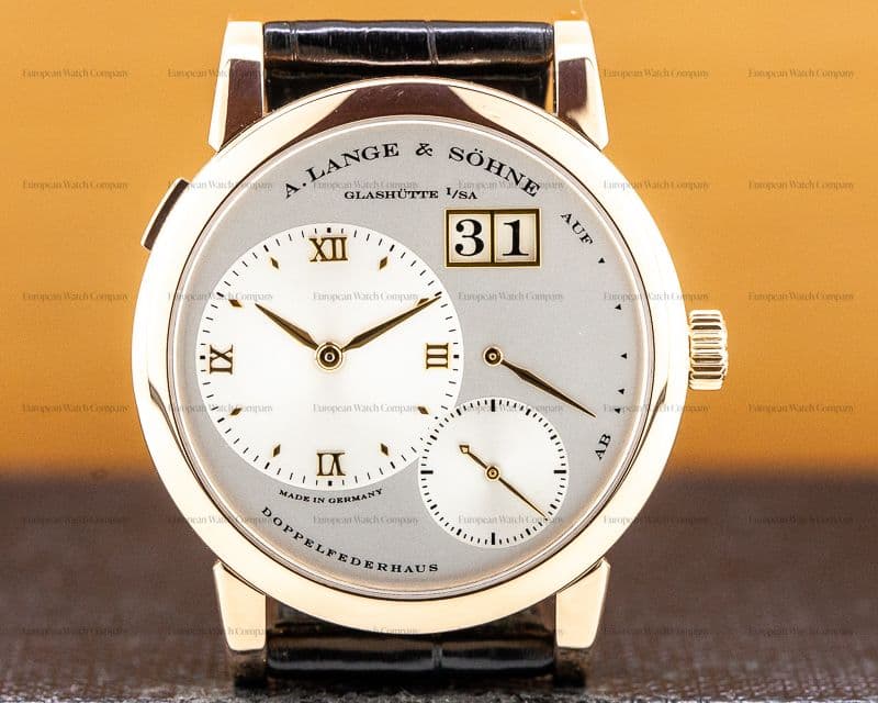 A. Lange & Söhne Lange 1 18K Rose Gold Silver Dial