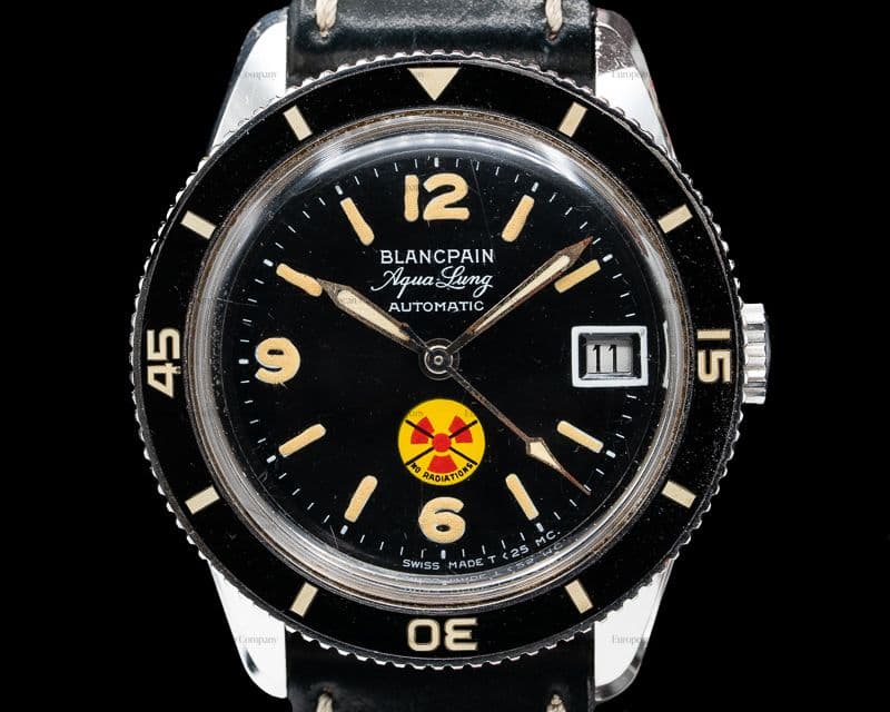 Blancpain Vintage Fifty Fathoms Aqualung NO RADIATION Circa 1966 36MM
