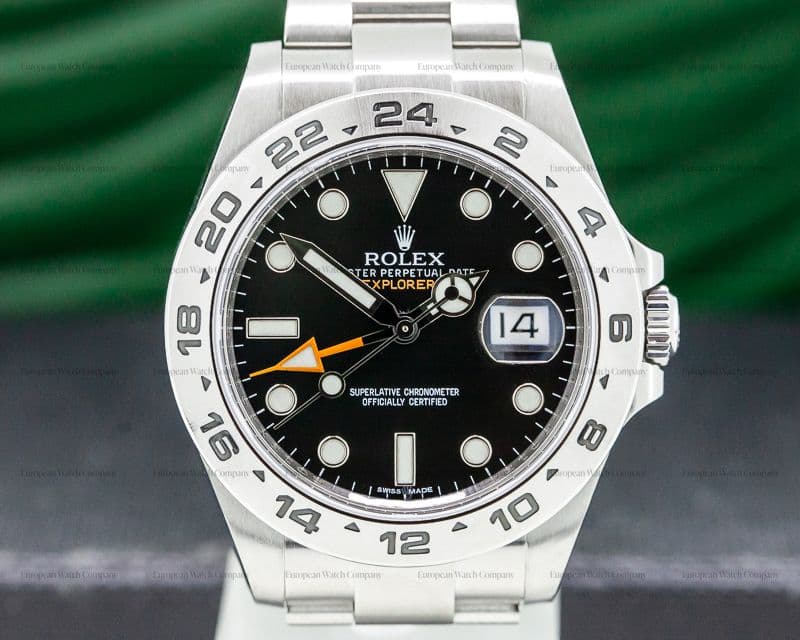Rolex Explorer II Black Dial SS / SS 