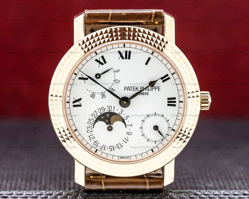 Patek Philippe Cortina Jubilee 18K Rose Gold Hobnail Bezel LIMITED