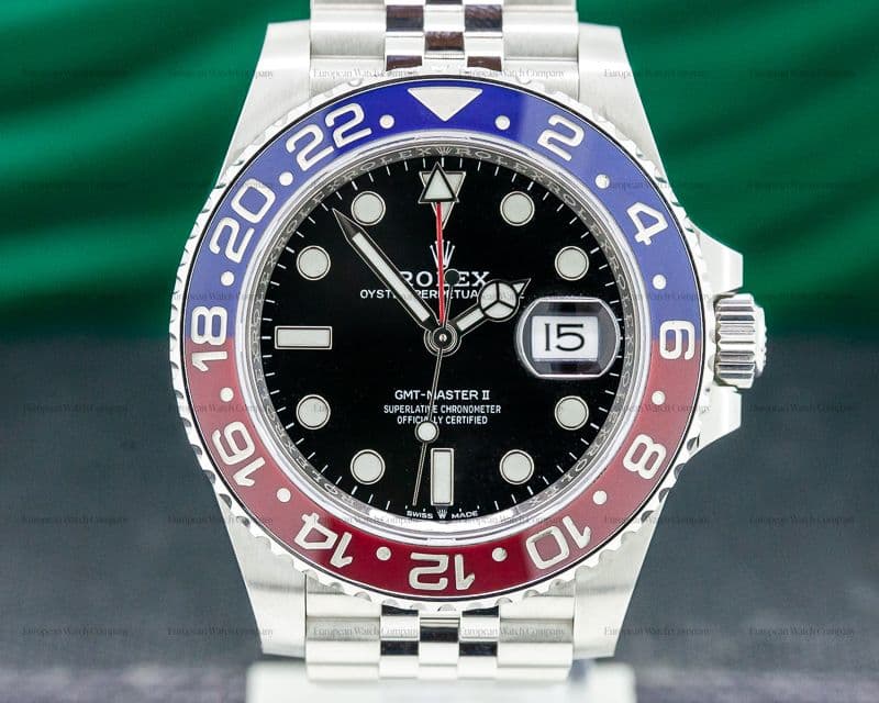 Rolex GMT Master II Ceramic "Pepsi" SS / Jubilee 