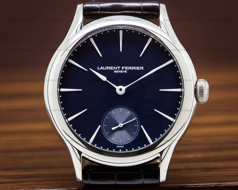 Laurent Ferrier Galet Micro Rotor 18k White Gold Blue DIal 