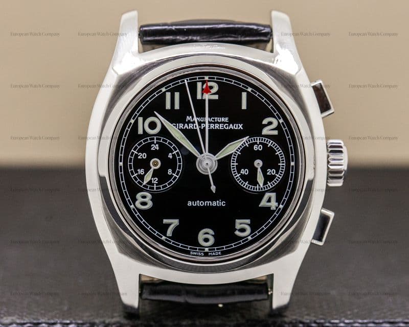 Girard Perregaux Vintage 1960 Black Dial Chronograph Automatic SS