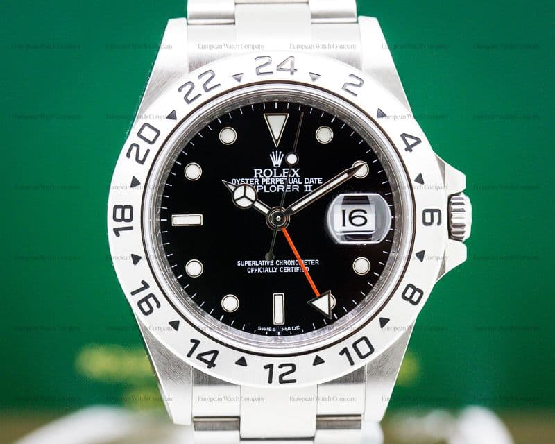 Rolex Explorer II SS Black Dial 