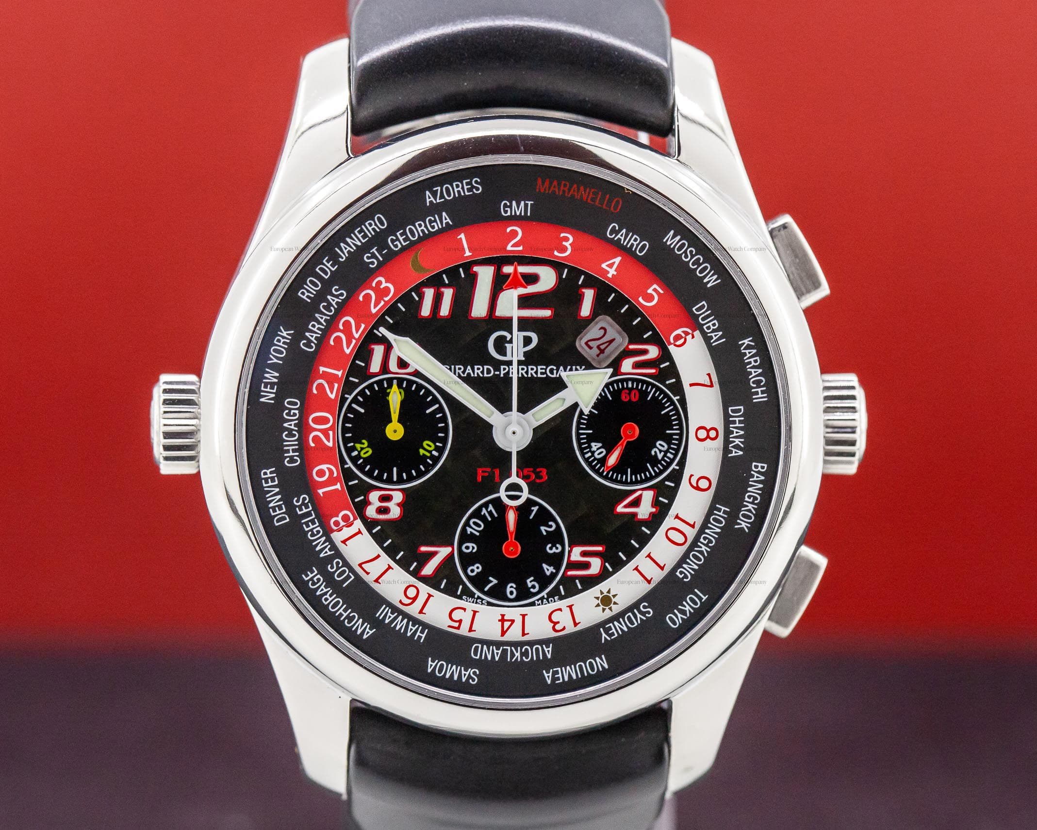 Girard Perregaux World Time WW.TC Ferrari Titanium