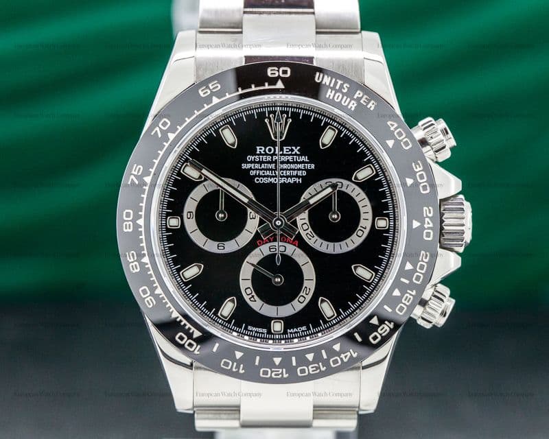 Rolex Daytona Ceramic Bezel SS / Black Dial 