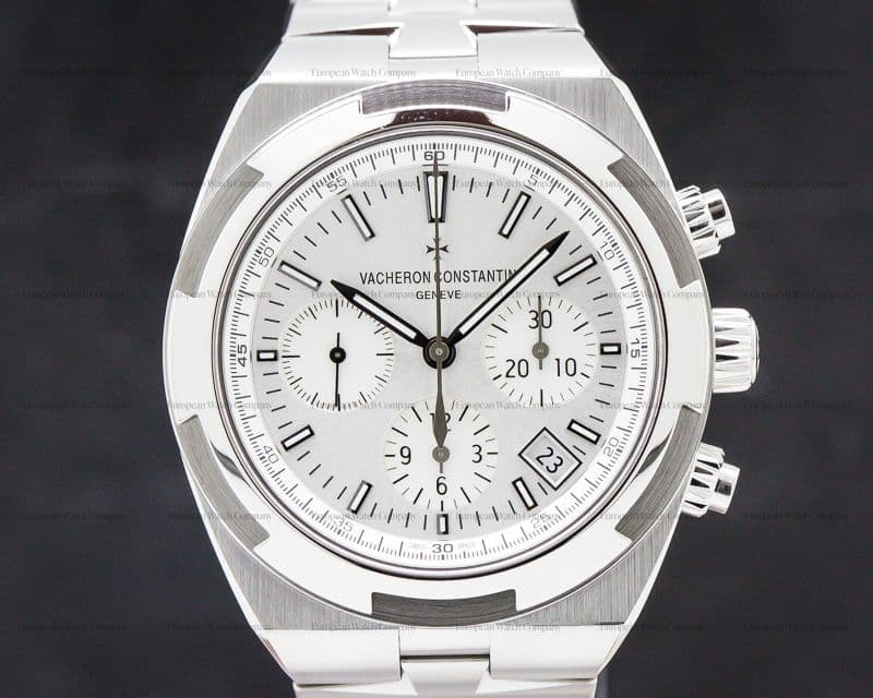 Vacheron Constantin Overseas Chronograph Silver Dial SS / SS  