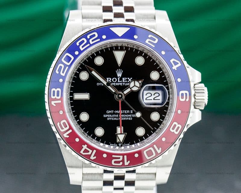 Rolex GMT Master II Ceramic "Pepsi" SS / Jubilee 