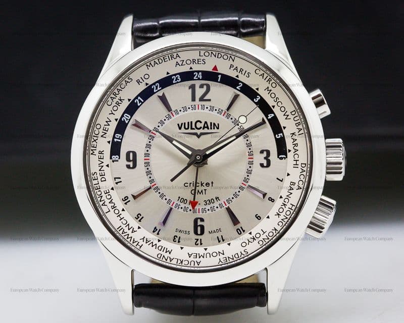 Vulcain Cricket Aviator GMT SS