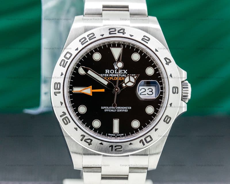 Rolex Explorer II Black Dial SS / SS