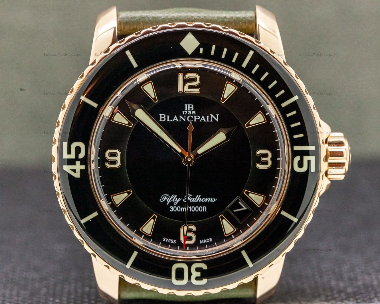 Blancpain Fifty Fathoms 18K Rose Gold / Kevlar 