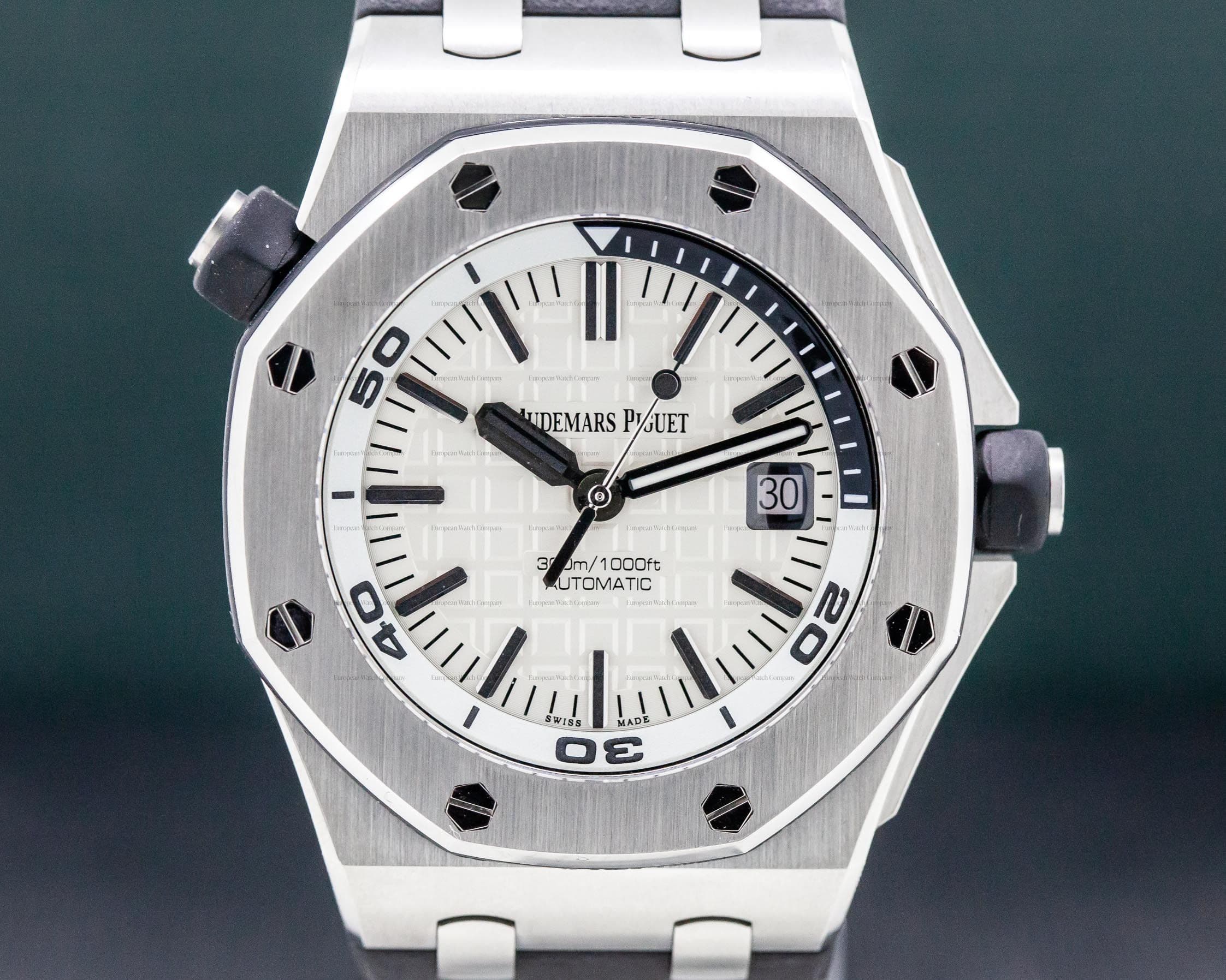 Audemars Piguet Royal Oak Offshore Diver White Dial 