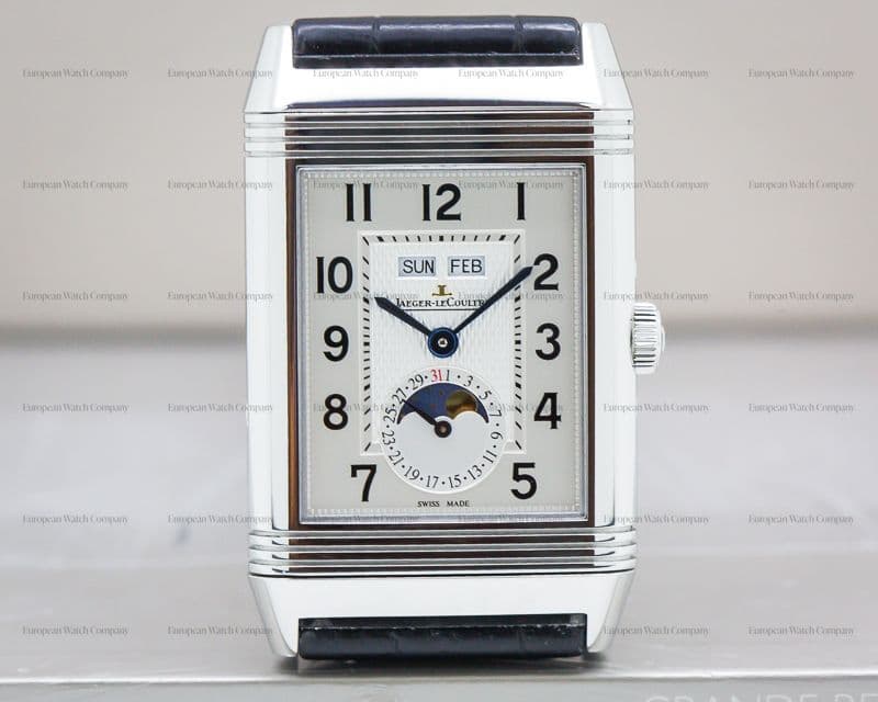 Jaeger LeCoultre Reverso Grande Calendar SS Silver Dial 