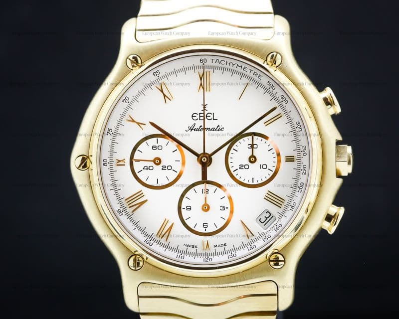 Ebel Classic Sports Wave 18K Yellow Gold 
