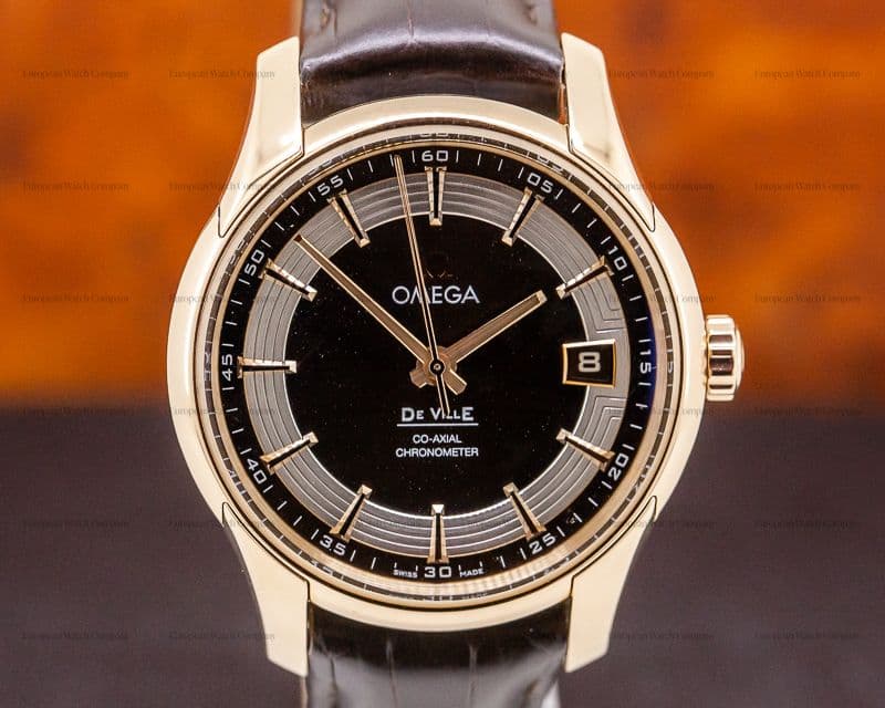 Omega DeVille Hour Vision Co-Axial Chronometer 18K/Deployant
