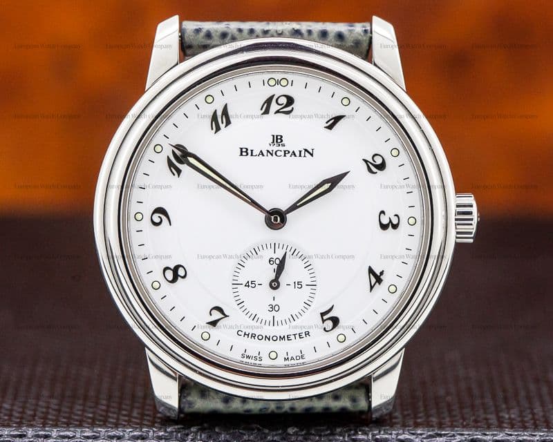 Blancpain Ultra Thin White Dial
Manual Wind Chronometer SS