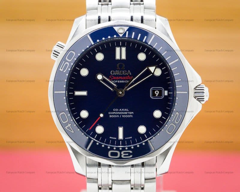Omega Seamaster Professional Blue Dial Co-Axial SS / SS 