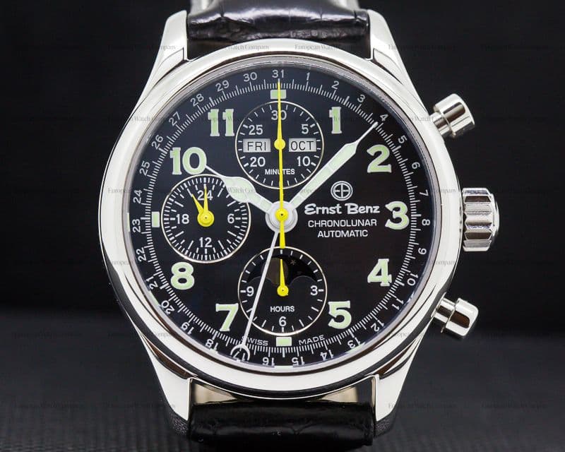 Ernst Benz Chronolunar 7751 Automatic SS 40mm