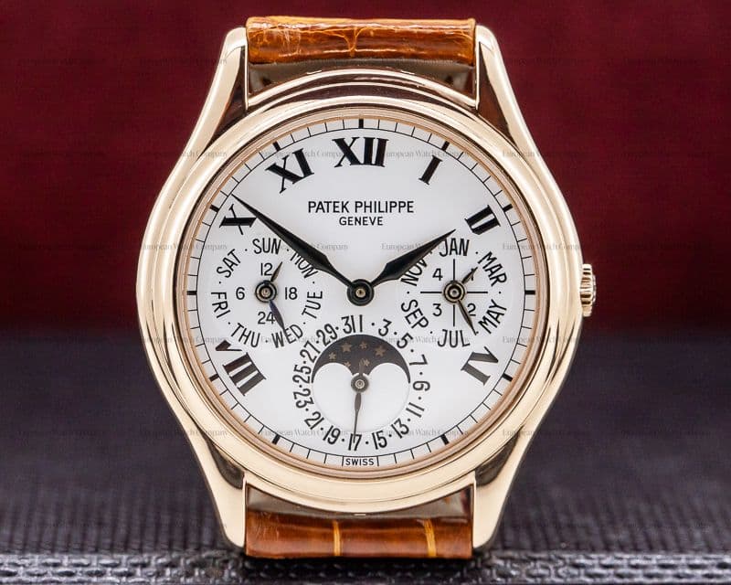 Patek Philippe Perpetual Calendar Rose Gold / Roman Numerals 