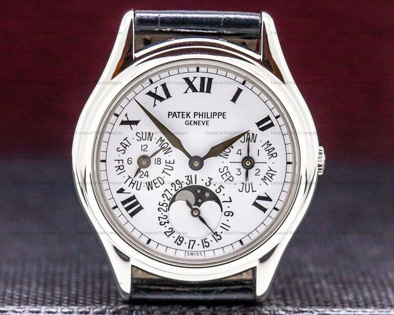 Patek Philippe Perpetual Calendar White Dial Roman Platinum POSSIBLY UNIQUE
