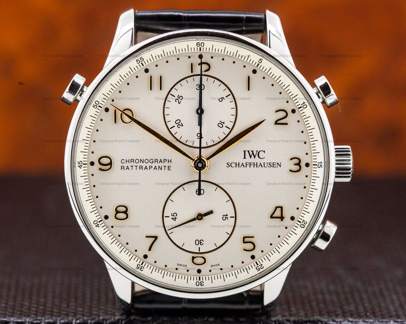 IWC Portuguese Chronograph Rattrapante SS COMPLETE