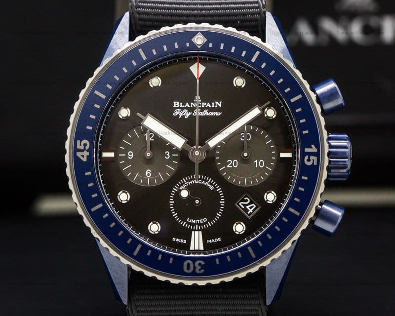 Blancpain Fifty Fathoms Bathyscaphe Chronograph Ocean Commitment II 