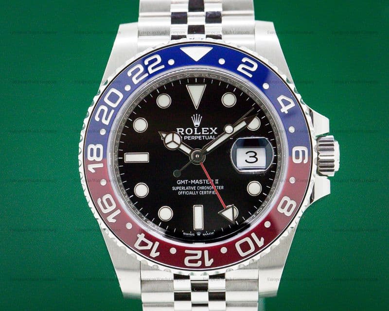 Rolex GMT Master II Ceramic "Pepsi" SS / Jubilee UNWORN 