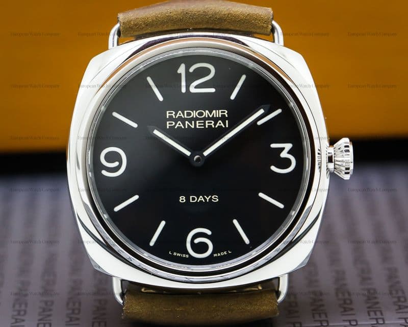 Panerai Radiomir 8 Days Manual Wind Stainless Steel