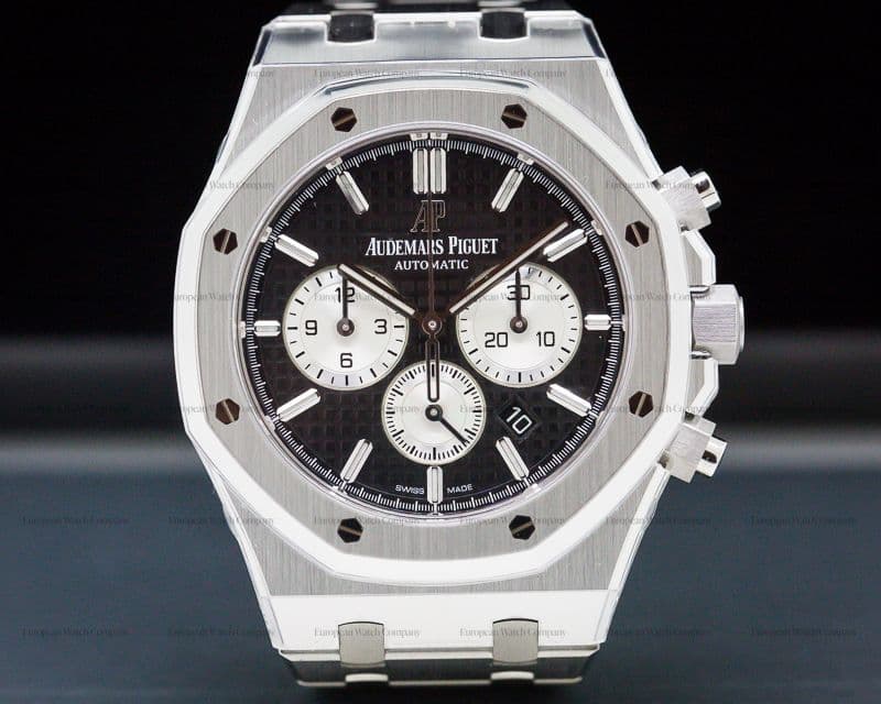 Audemars Piguet Royal Oak Chronograph Black Dial SS 41MM UNWORN