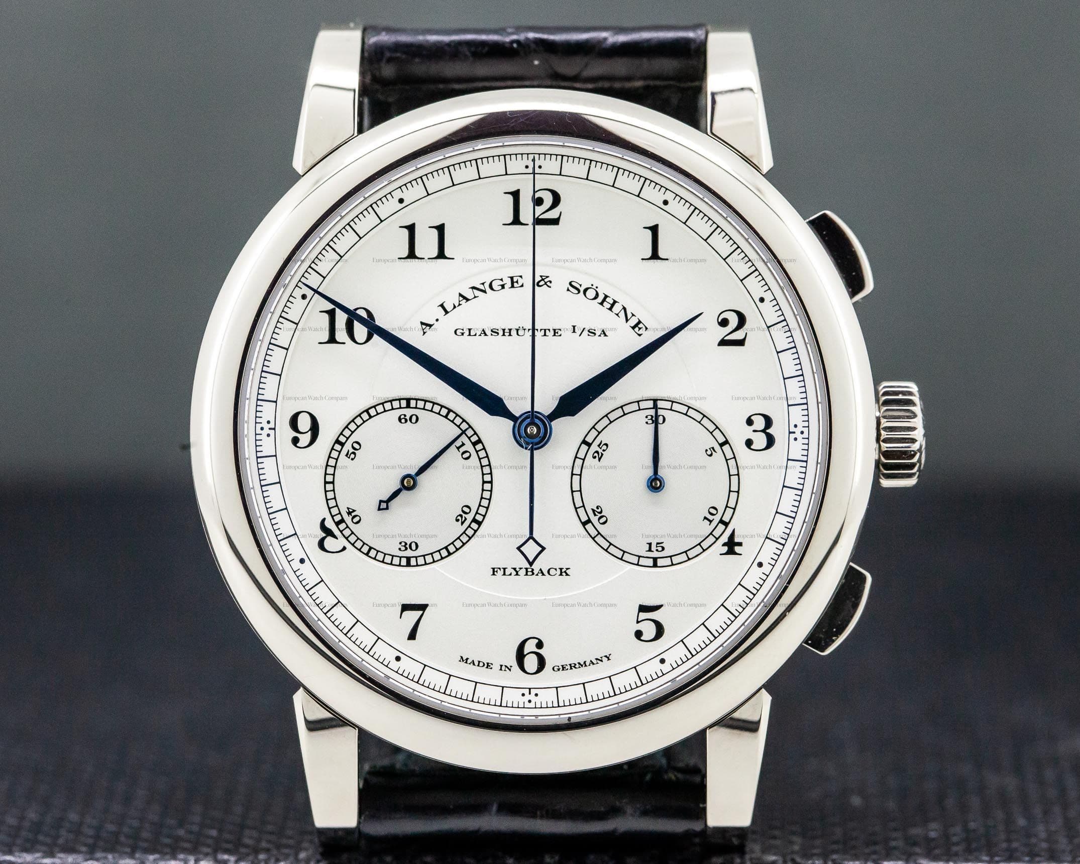 A. Lange and Sohne 1815 Chronograph 18K White Gold 