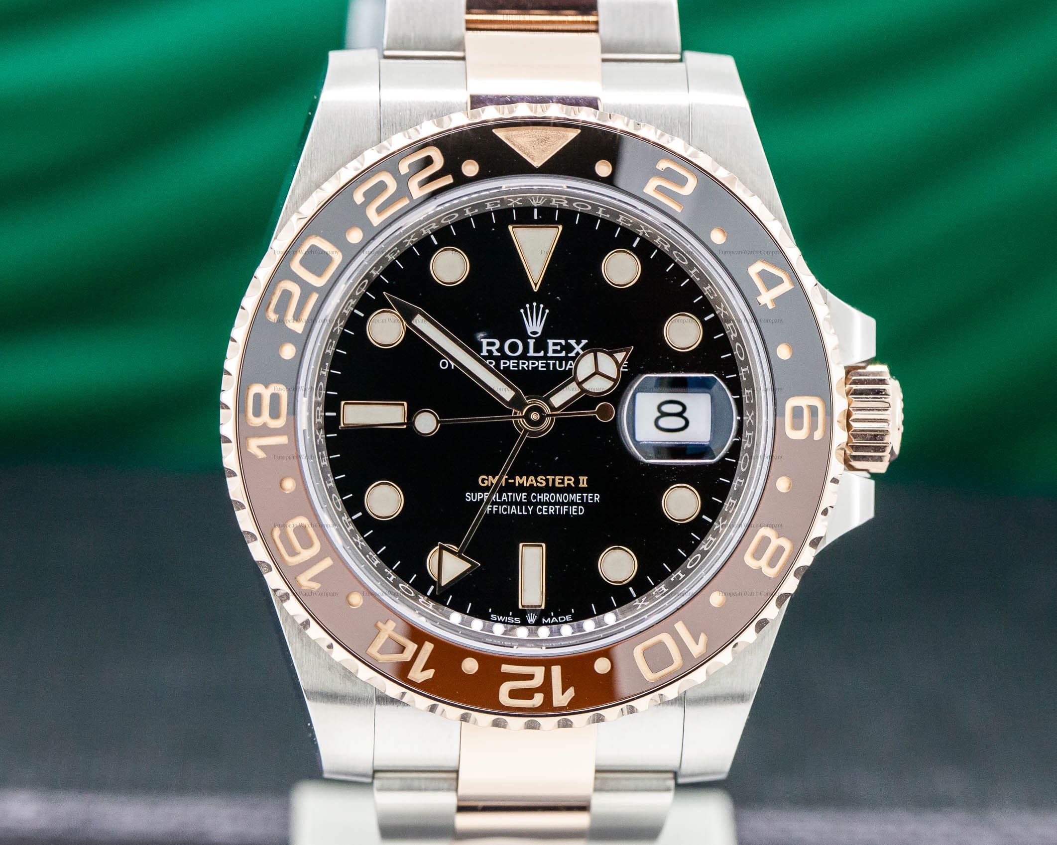 Rolex GMT Master II Ceramic Root Beer SS / 18K  